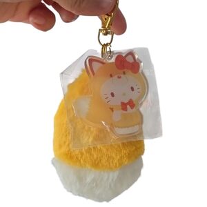 Hello Kitty Fox Tail Keychain